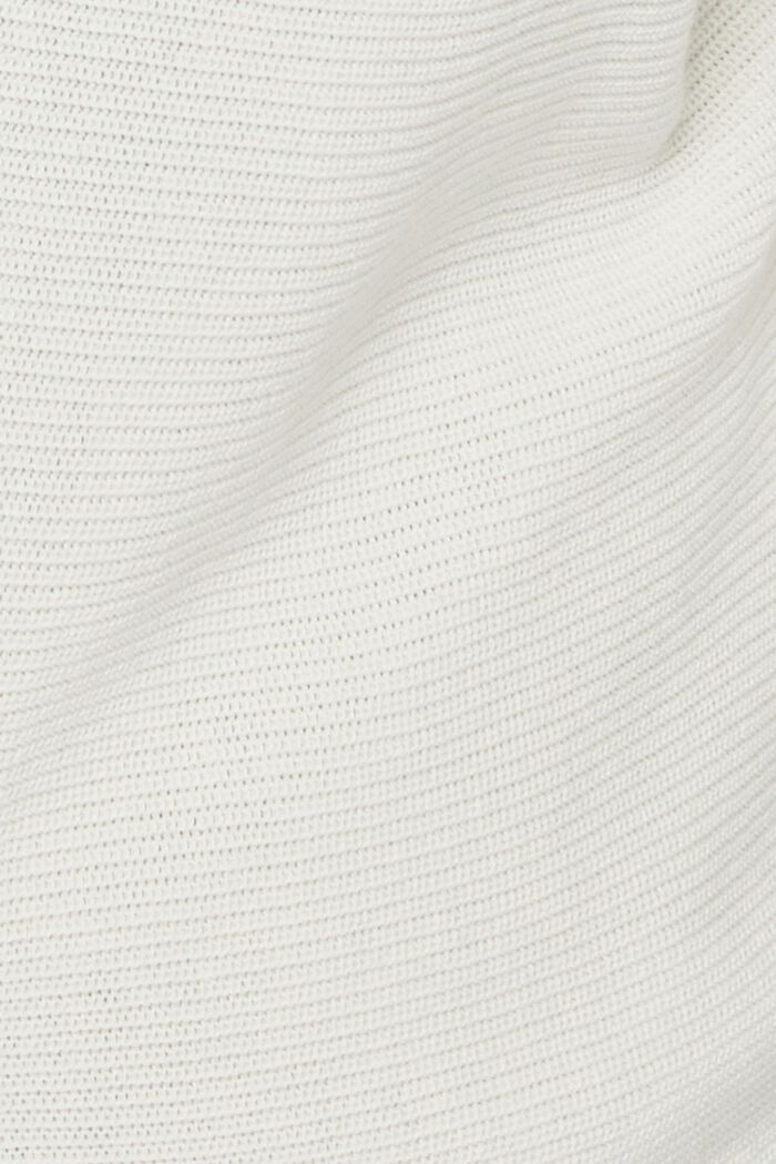 Jersey con cuello barco en algodón ecológico/TENCEL™, OFF WHITE, detail image number 5
