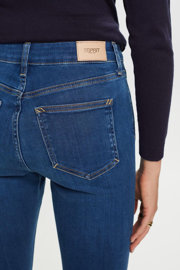 Jeans high-rise skinny, BLUE MEDIUM WASHED, detail image number 4