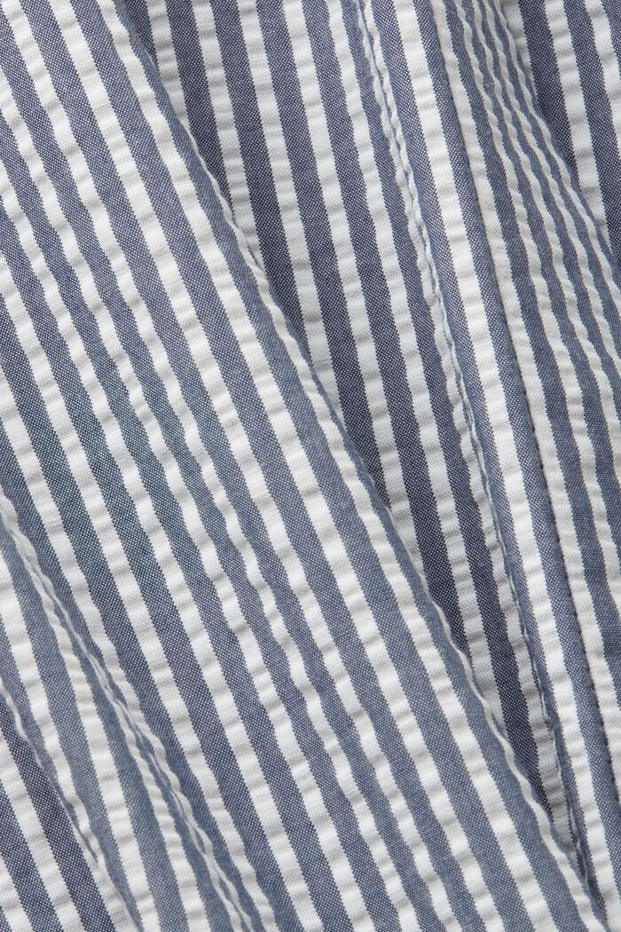 Vestido camisero de sirsaca, 100% algodón, NAVY, detail image number 5