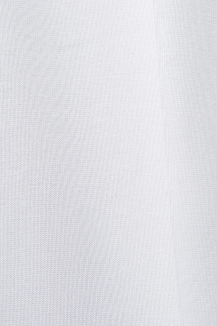 CURVY Camiseta de algodón con estampado frontal, WHITE, detail image number 1
