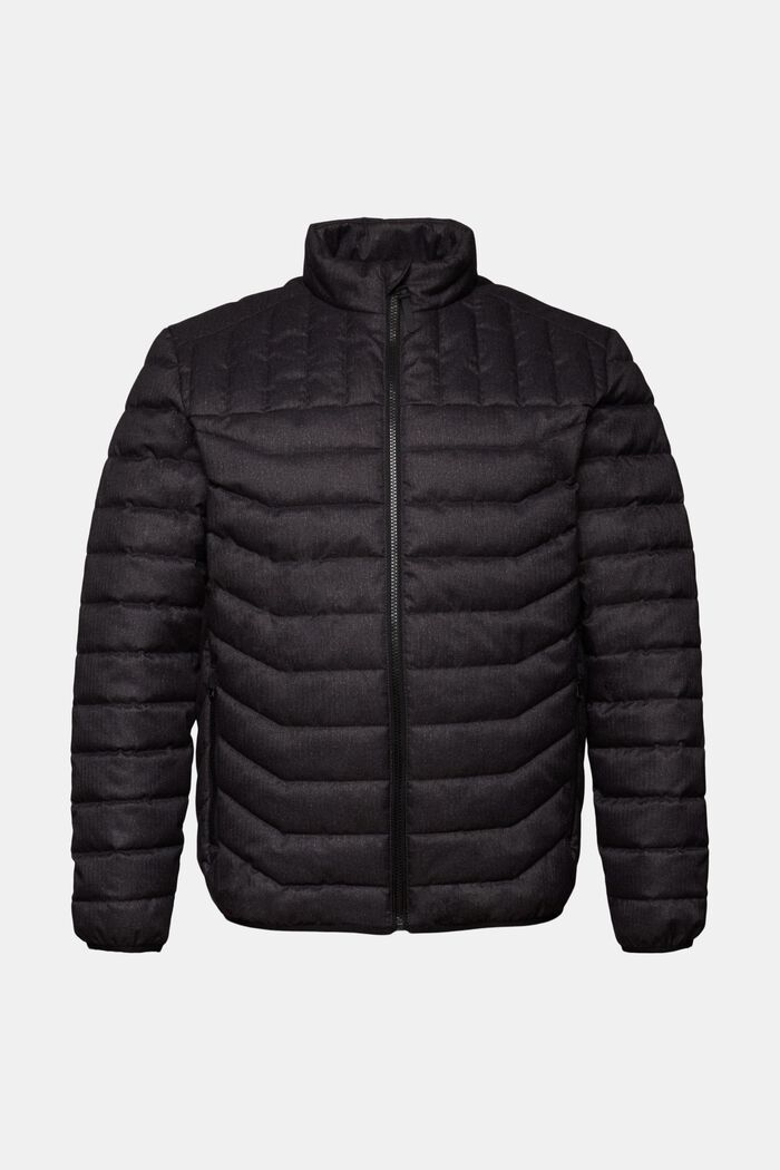Reciclada: chaqueta acolchada ligera, ANTHRACITE, detail image number 5