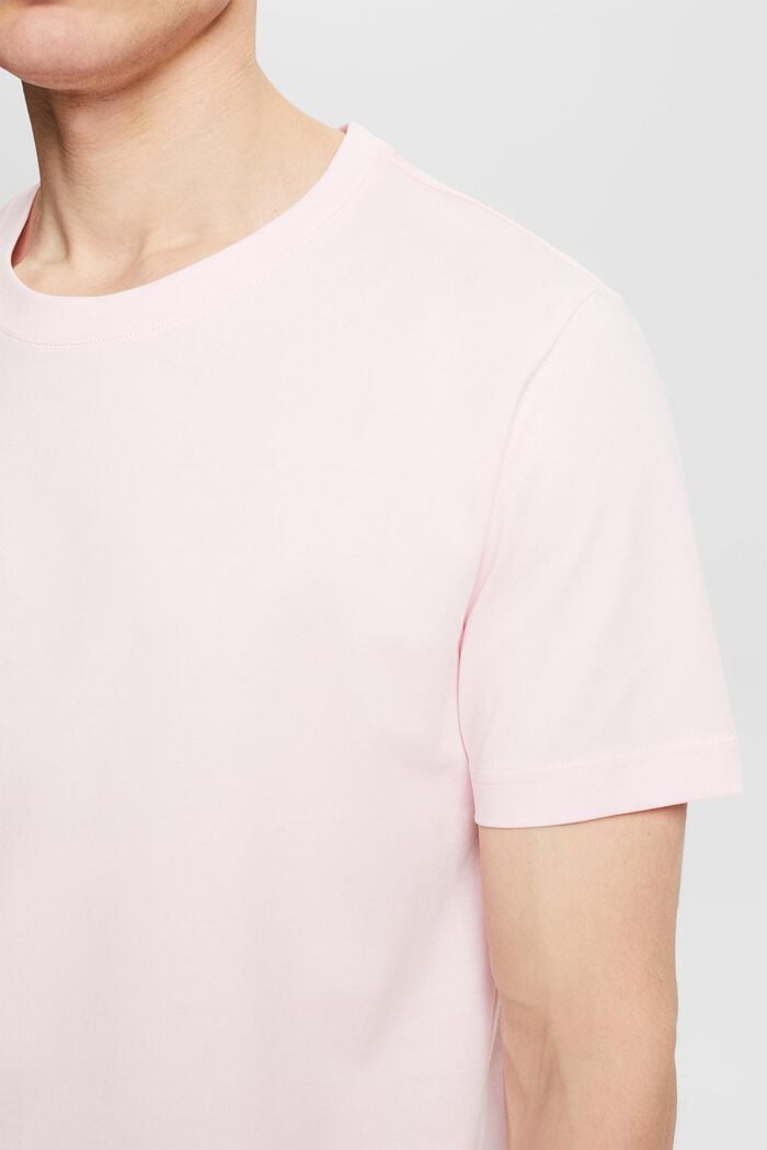 Camiseta de punto de algodón ecológico, PASTEL PINK, detail image number 3