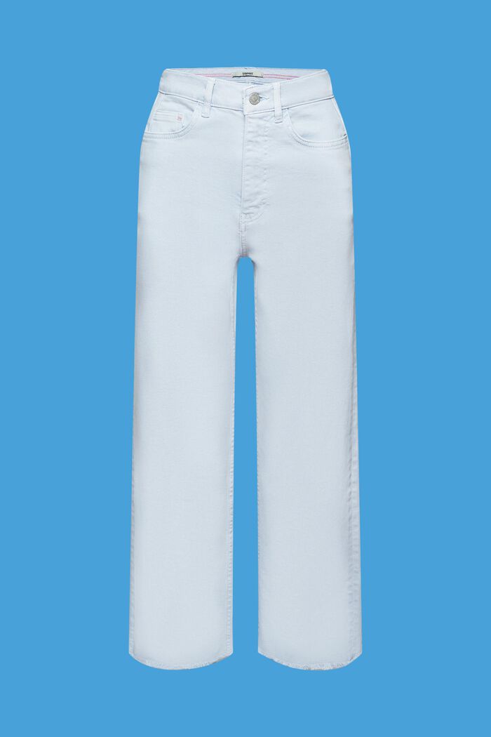 Pantalón de tiro alto con perneras rectas, LIGHT BLUE, detail image number 7