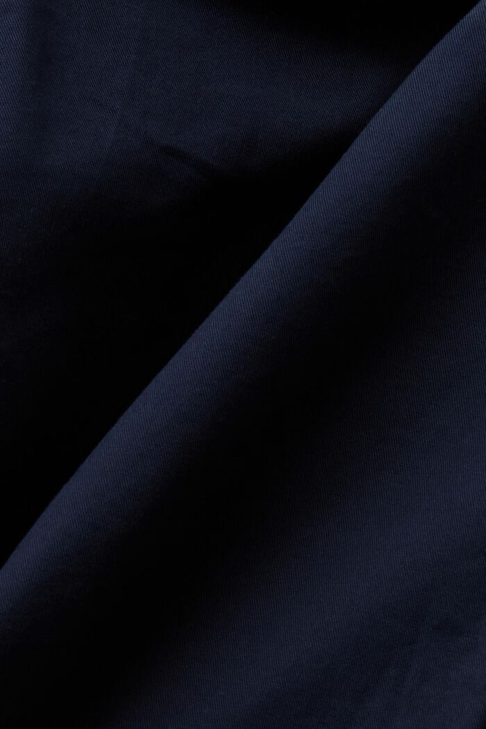 Pantalón corto de sarga con dobladillo, NAVY, detail image number 5