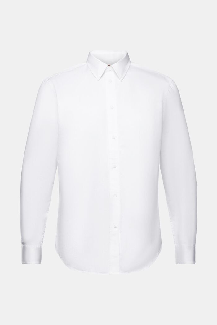 Camisa de cuello abotonado, WHITE, detail image number 6