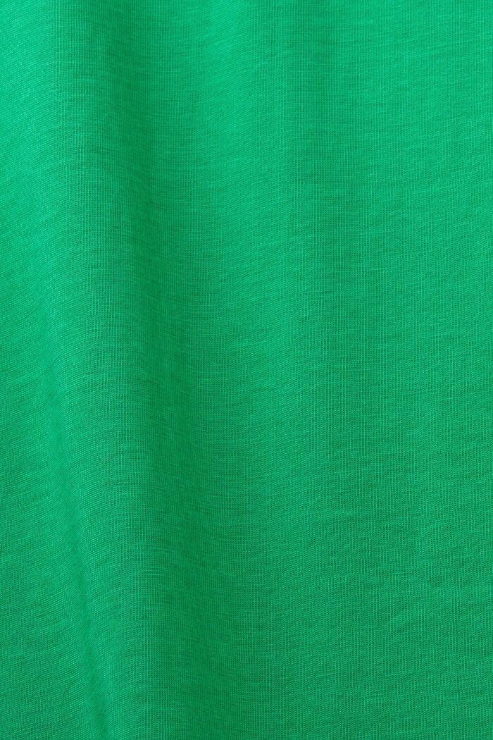 Camiseta de jersey con cuello redondo, NEW GREEN, detail image number 4