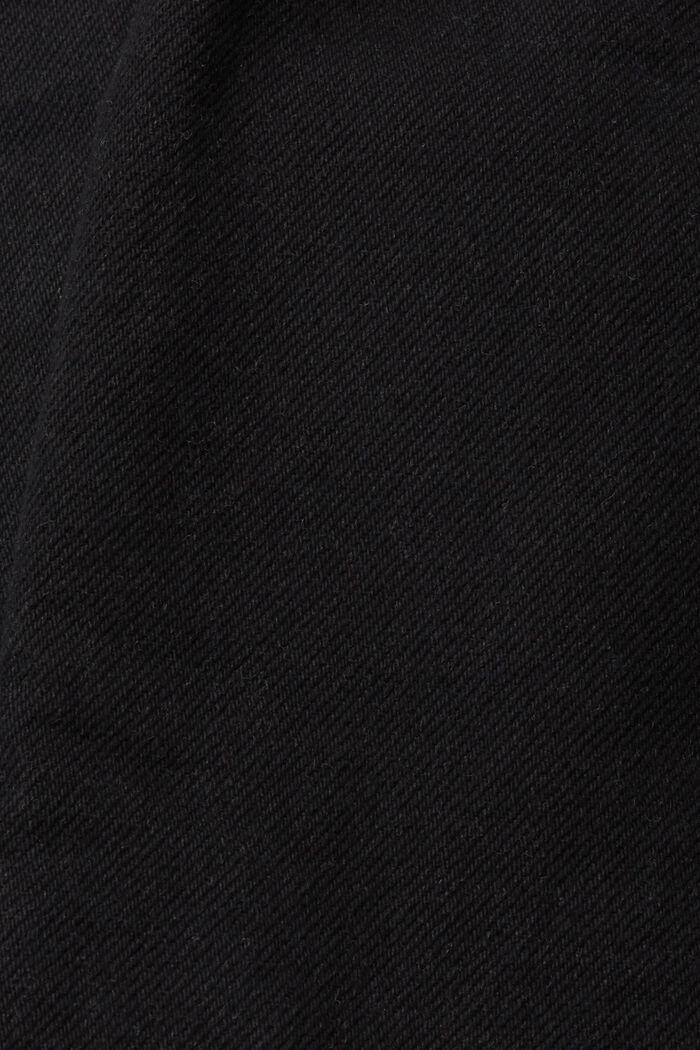 Vaqueros cortos en 100% algodón, BLACK, detail image number 4