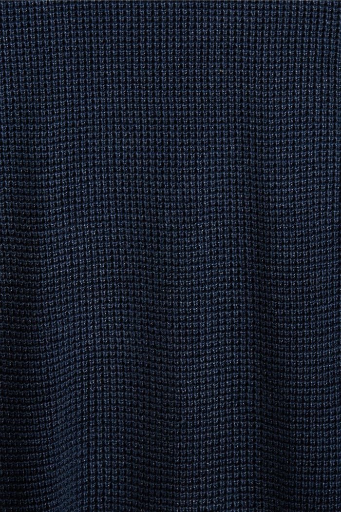 Jersey básico de cuello redondo, 100% algodón, NAVY, detail image number 5