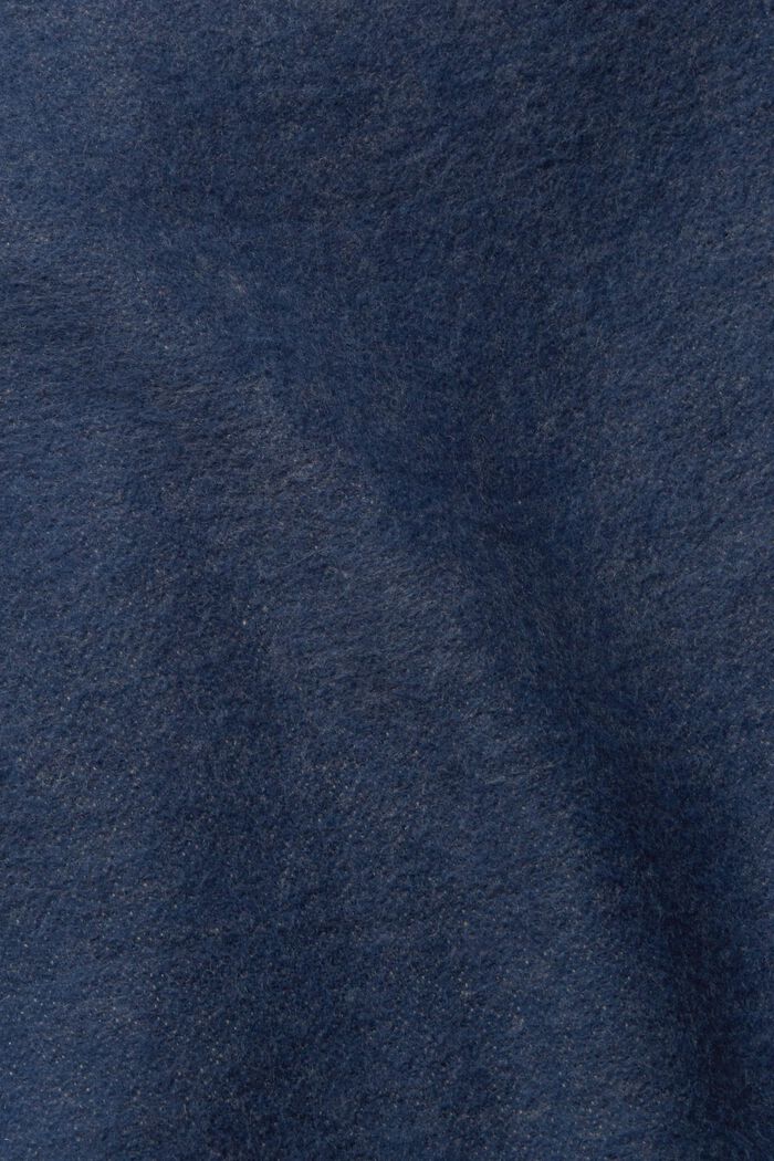 Poncho con flecos, PETROL BLUE, detail image number 2