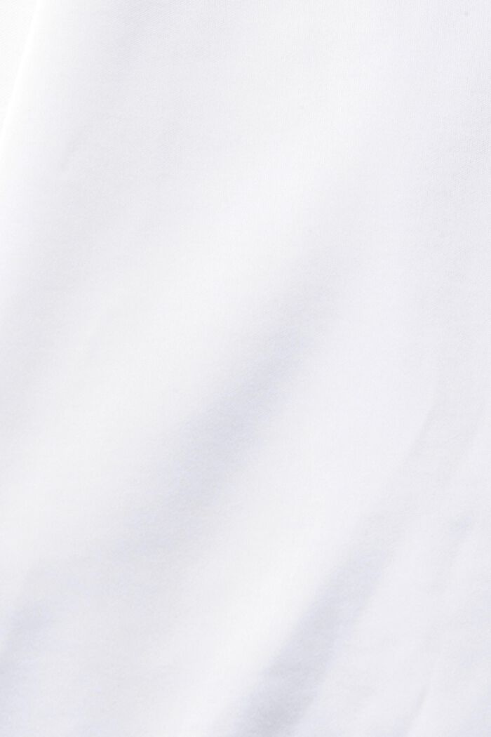Camiseta en mezcla de tejidos, LENZING™ ECOVERO™, WHITE, detail image number 4