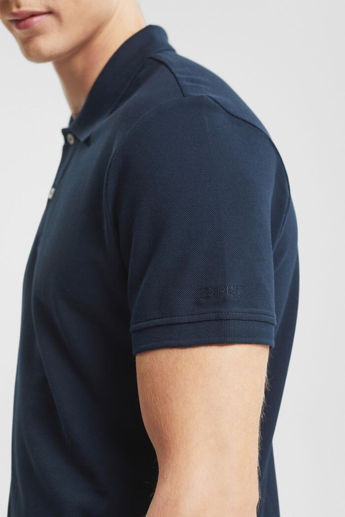 Polo slim fit, NAVY, detail image number 2