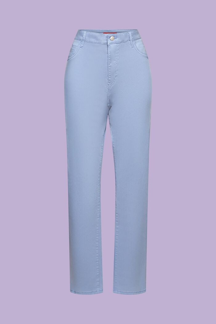 Pantalones de sarga de corte ceñido, BLUE LAVENDER, detail image number 6