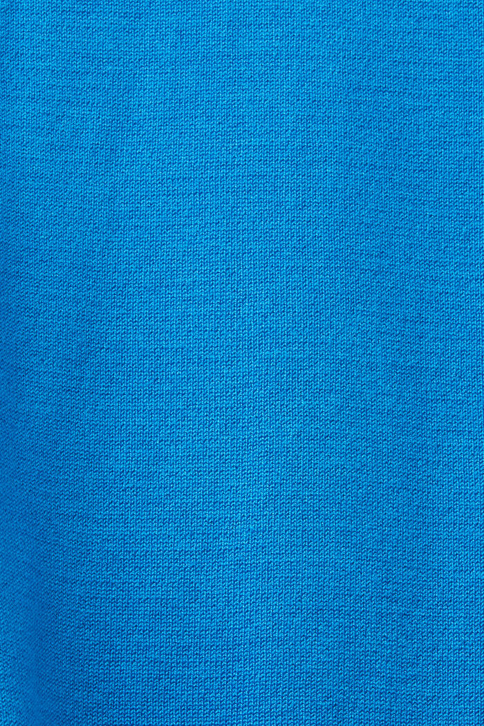 Jersey de cuello alto, LENZING™ ECOVERO™, BLUE, detail image number 5