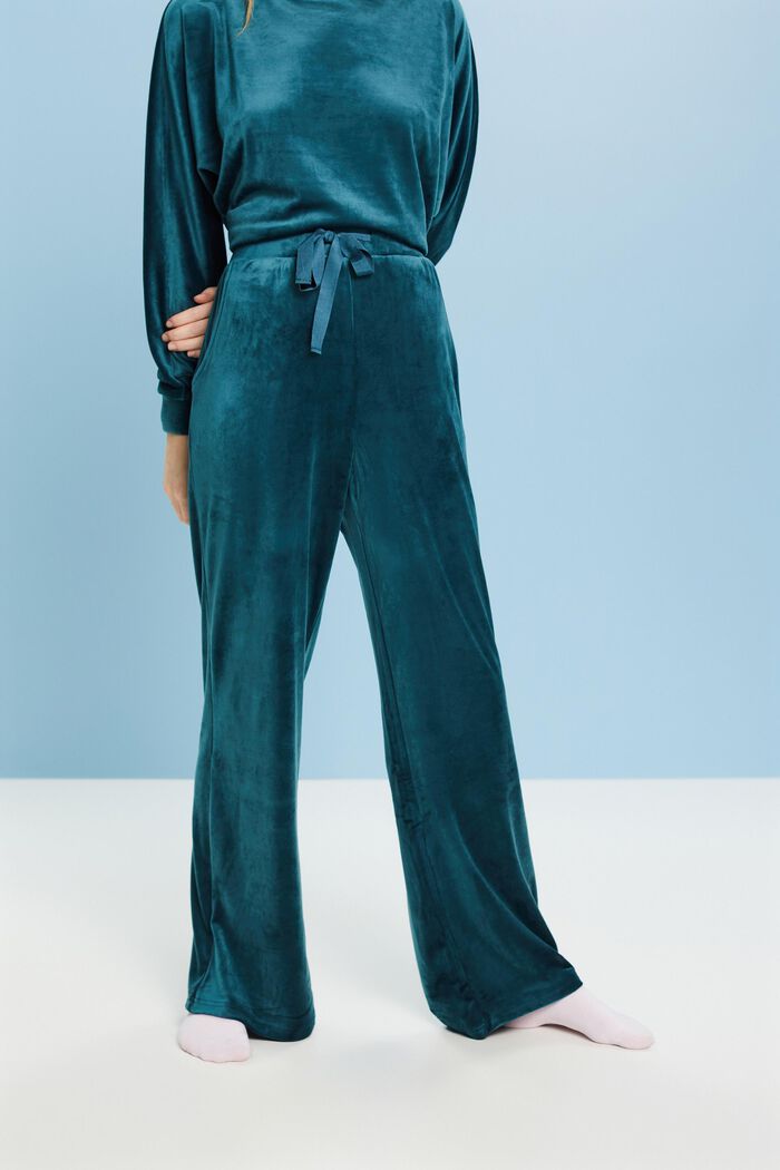 ESPRIT - Pantalones de terciopelo de andar por casa en nuestra tienda online