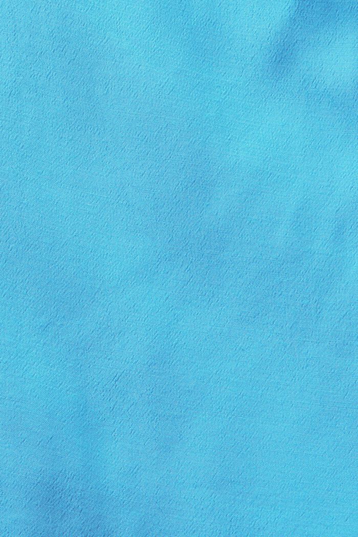 Blusa camisera de crepé, BLUE, detail image number 6