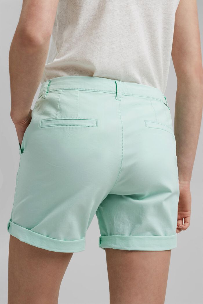 Pantalón chino corto de algodón ecológico, PASTEL GREEN, detail image number 5