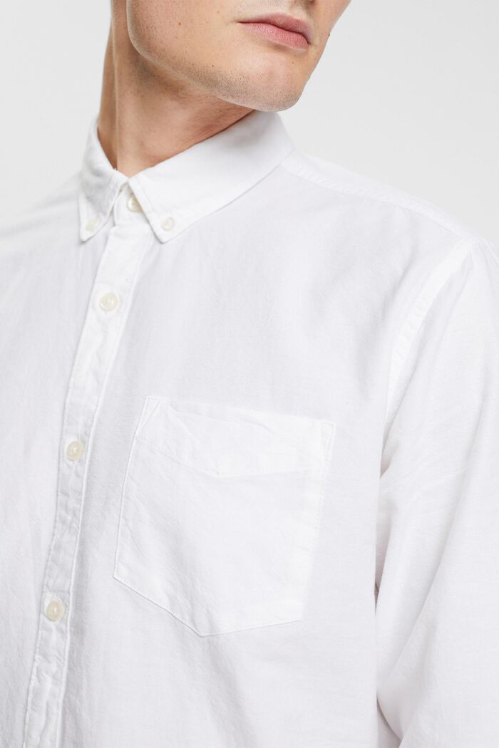 Camisa de botones, WHITE, detail image number 0