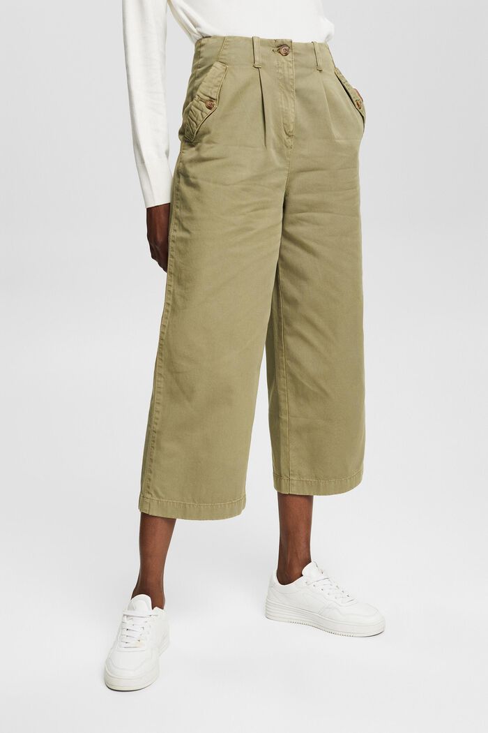 Pantalón culotte en 100 % algodón Pima
