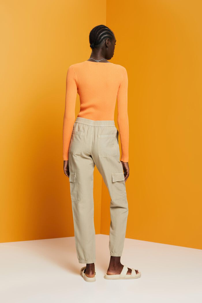 ESPRIT - Pantalón cargo en mezcla de tejidos con TENCEL™ en nuestra tienda  online
