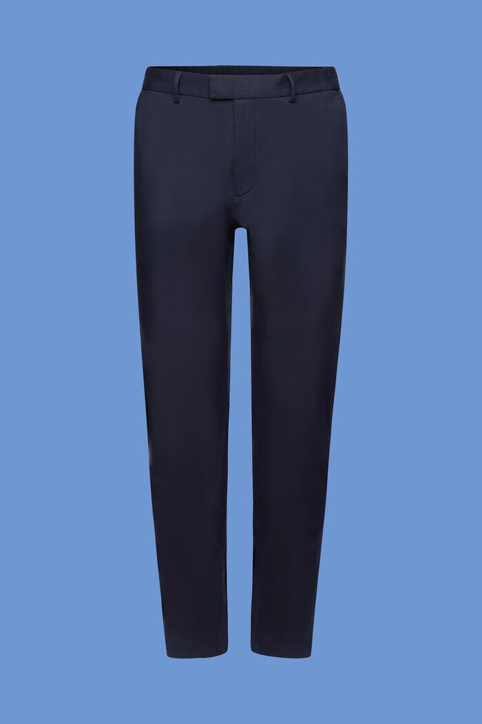 Pantalones chinos de popelina, NAVY, detail image number 6