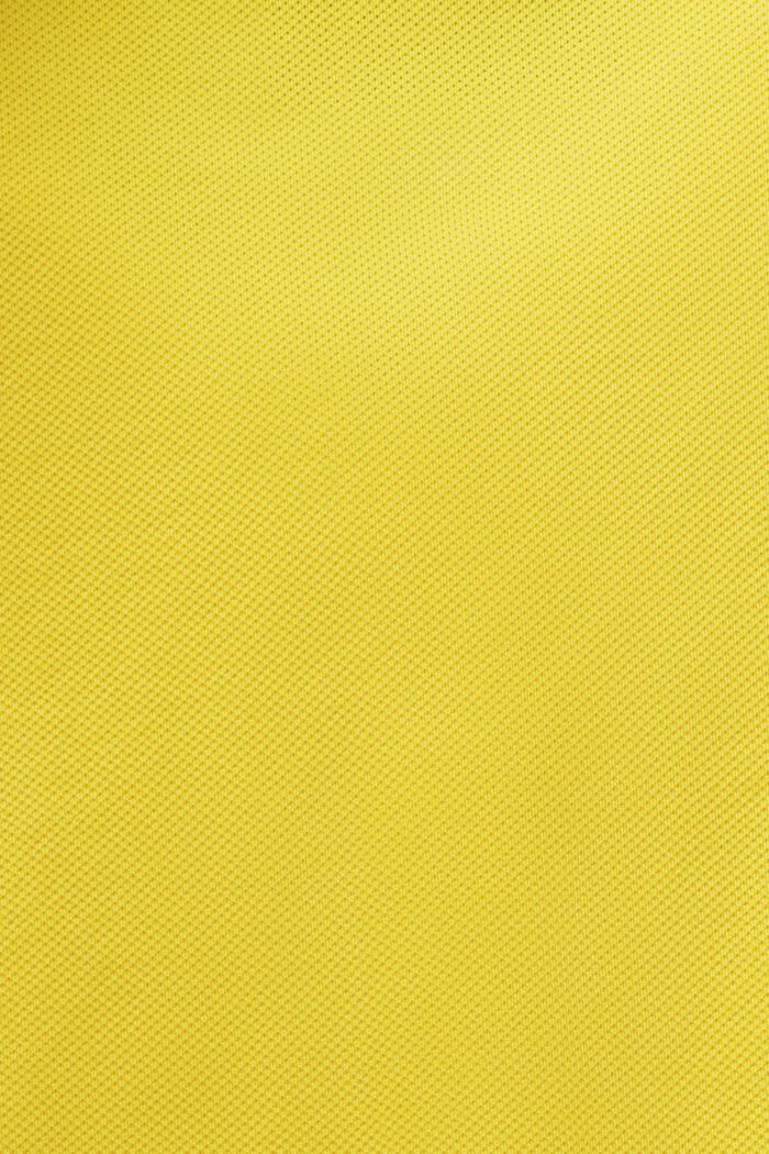 Polo en tejido jersey, YELLOW, detail image number 5