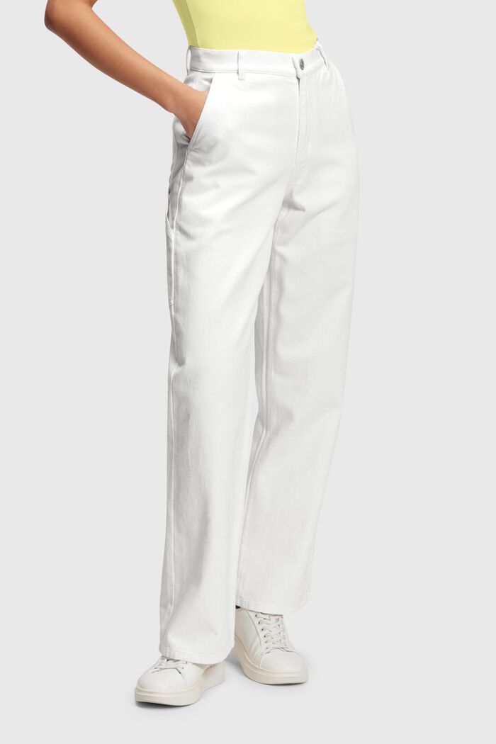 Pantalones cargo, WHITE, detail image number 0