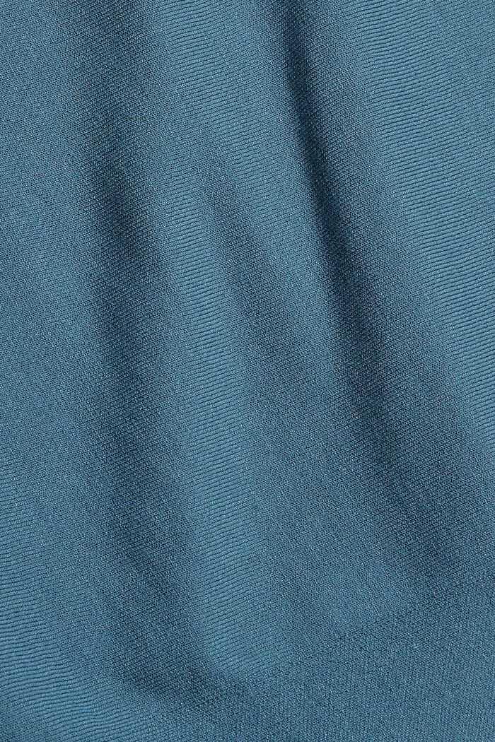 Jersey con mangas murciélago, LENZING™ ECOVERO™, PETROL BLUE, detail image number 4
