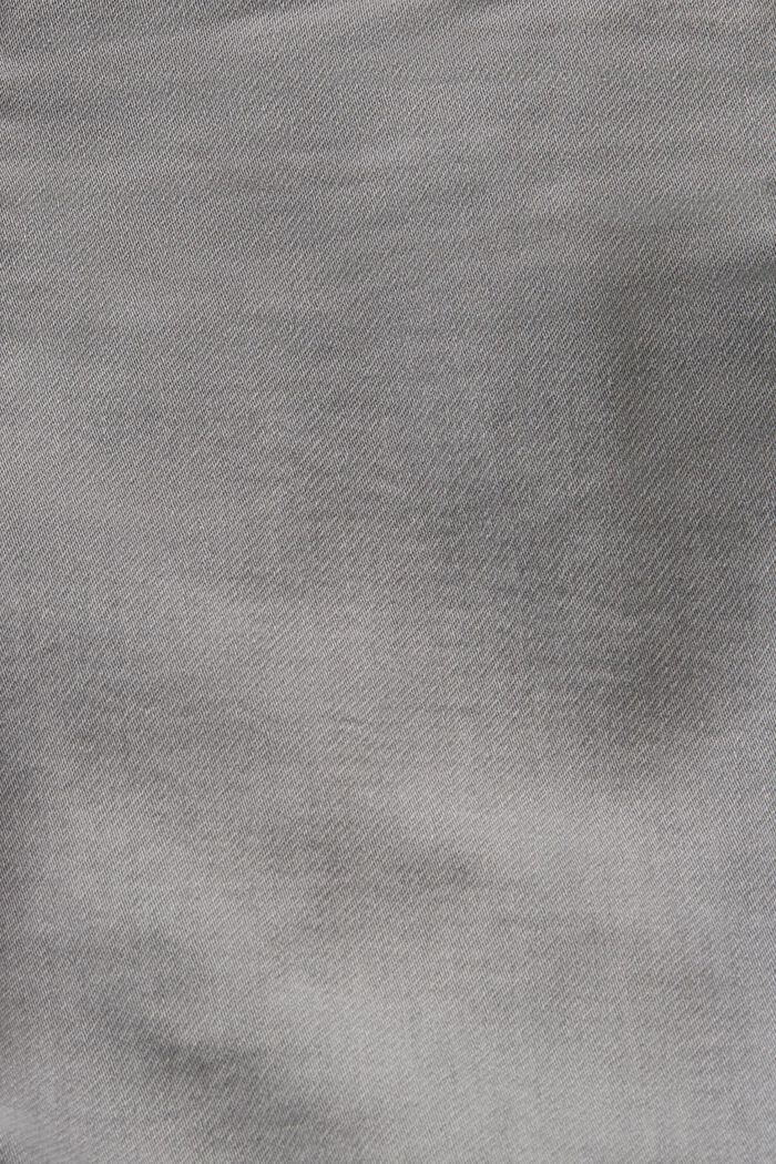 Shorts vaqueros confeccionados en mezcla de algodón ecológico, GREY MEDIUM WASHED, detail image number 6