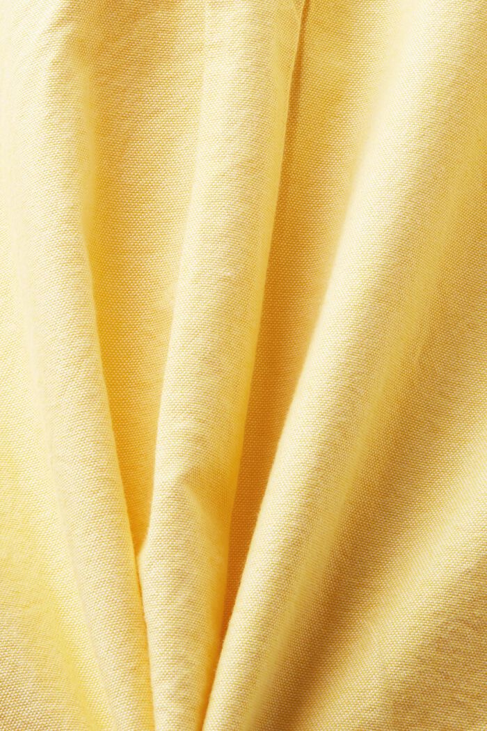 Camiseta oxford de algodón, YELLOW, detail image number 6