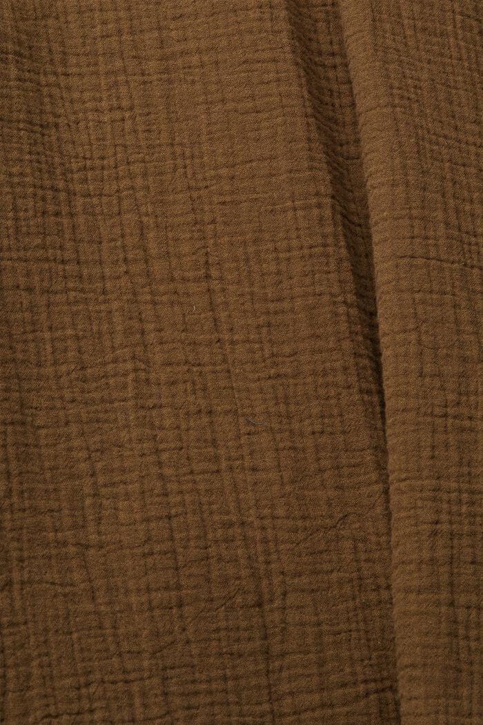 Blazer sin forro con efecto arrugado, KHAKI GREEN, detail image number 4