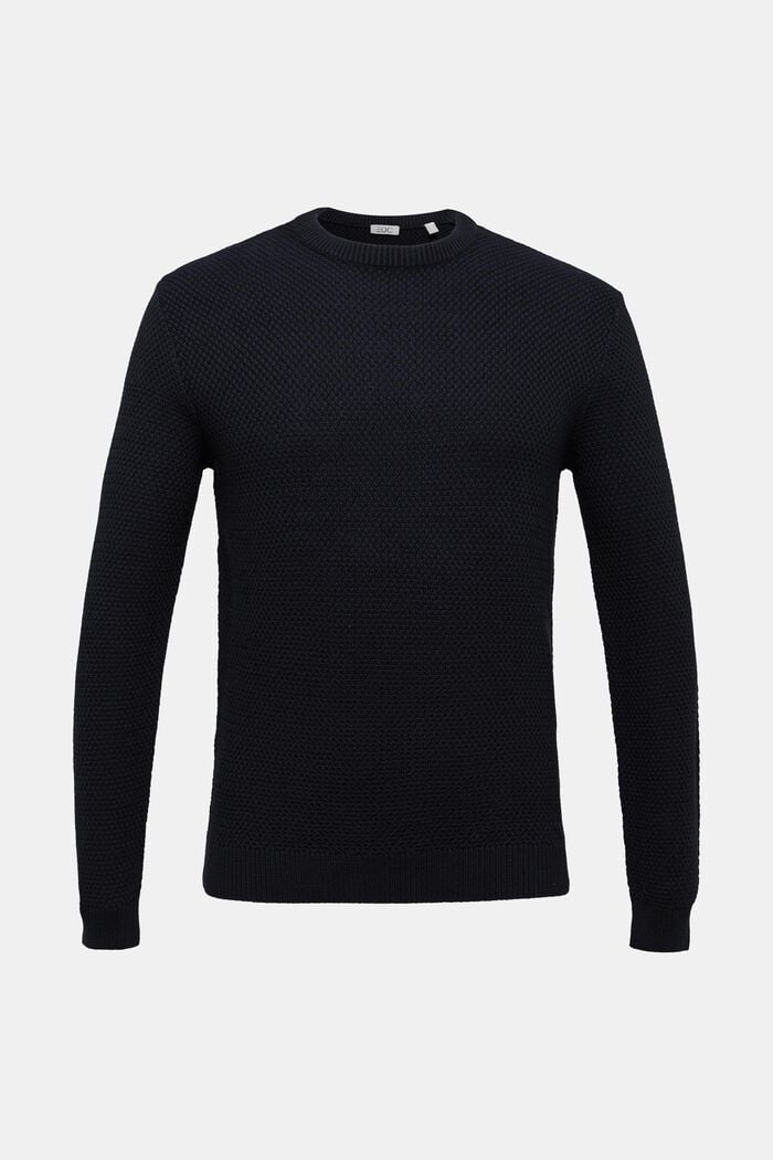 Jersey en 100 % algodón ecológico, BLACK, detail image number 0