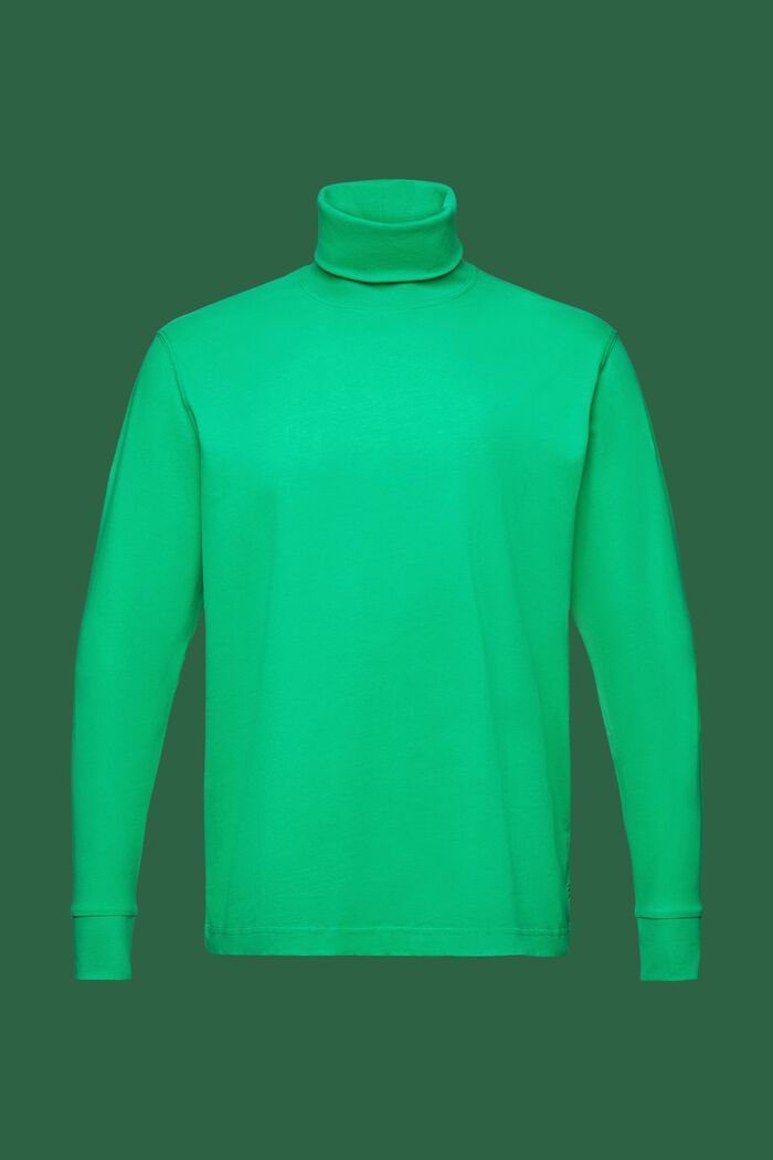 Camiseta de algodón de manga larga, GREEN, detail image number 6