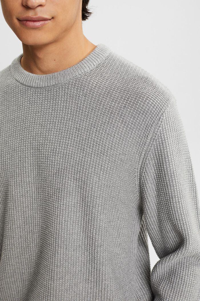 Suéter en 100% algodón, MEDIUM GREY, detail image number 2