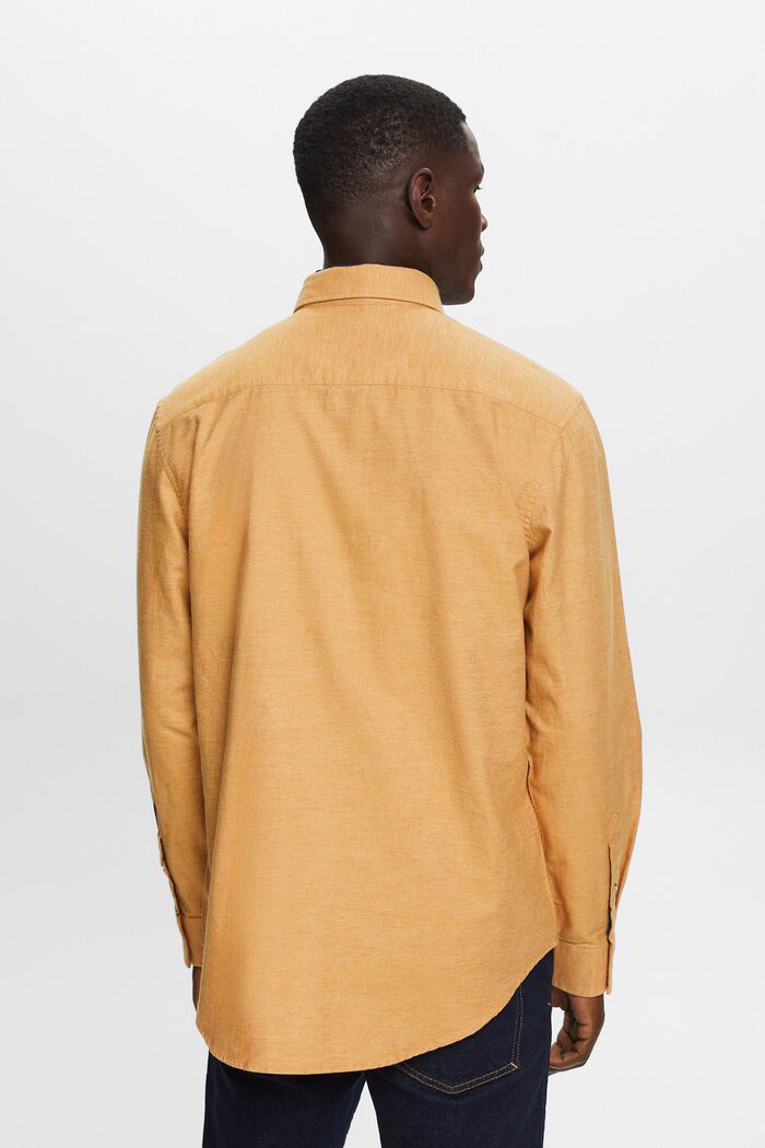 Camisa jaspeada, 100 % algodón, CAMEL, detail image number 3