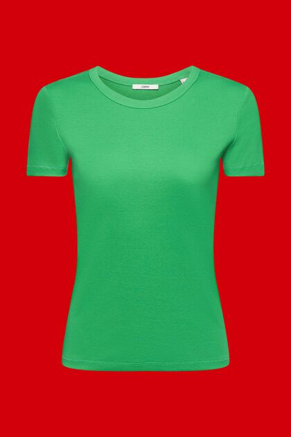 Camiseta de algodón, GREEN, overview