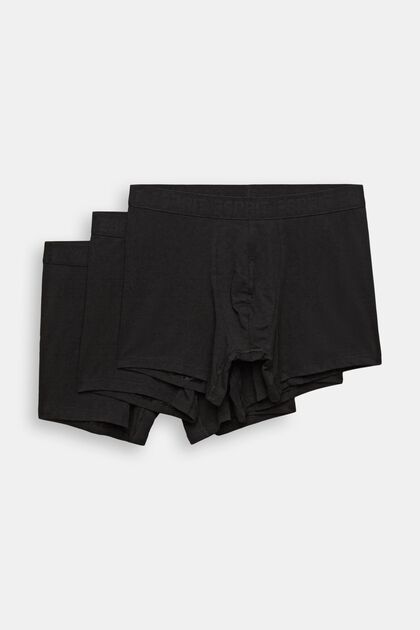 Multipack de calzoncillos largos de algodón elástico, BLACK, overview