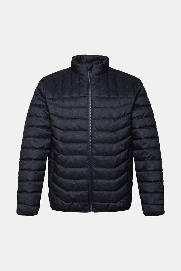 Reciclada: chaqueta acolchada ligera, NAVY, detail image number 5