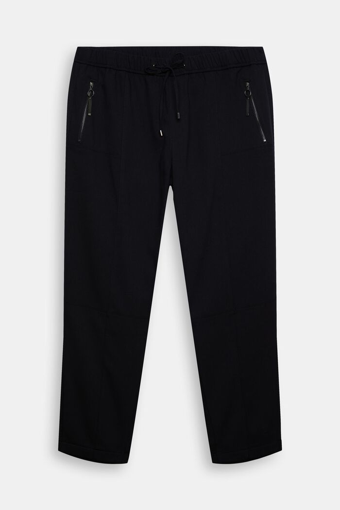 Pantalones de estilo deportivo CURVY, BLACK, overview
