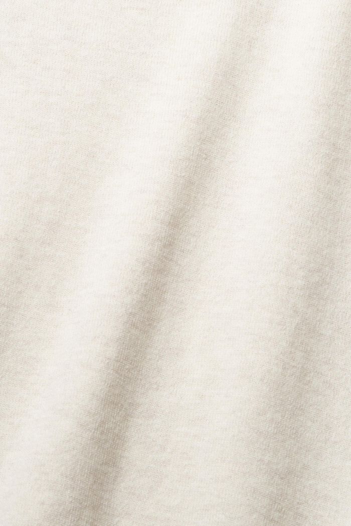 Jersey de punto fino en 100% algodón, SAND, detail image number 5