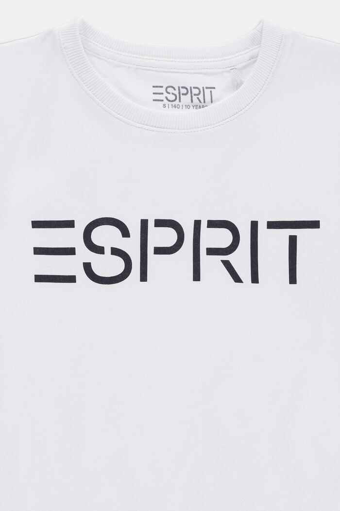 Camiseta con el logotipo en 100% algodón, WHITE, detail image number 2