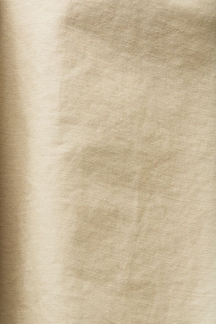 Pantalones cargo de sarga de algodón, SAND, detail image number 6