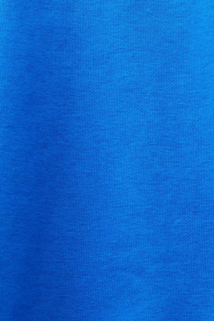 Sudadera con capucha con logotipo pespunteado, BRIGHT BLUE, detail image number 5