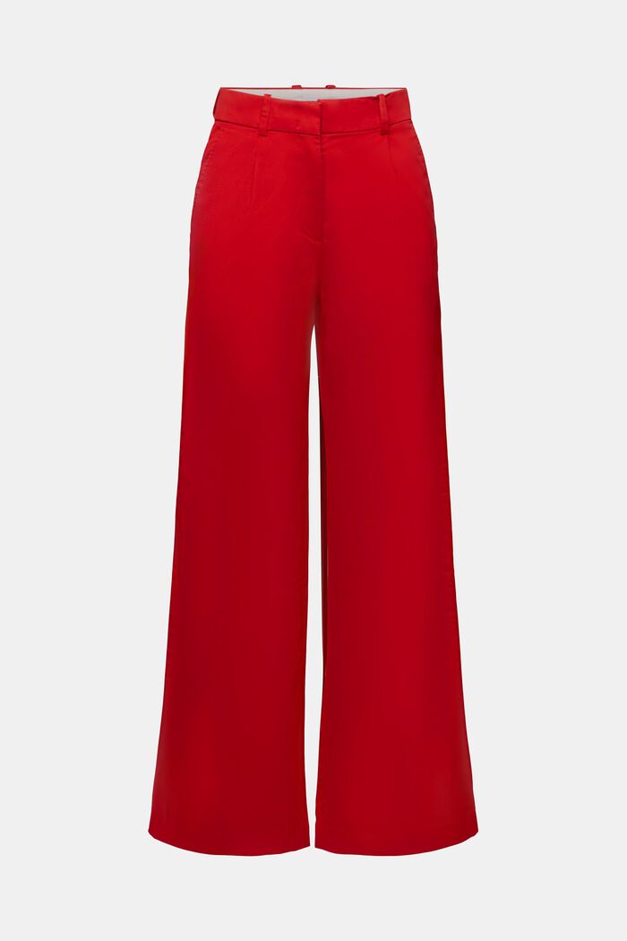 Pantalón chino de pernera amplia, DARK RED, detail image number 6