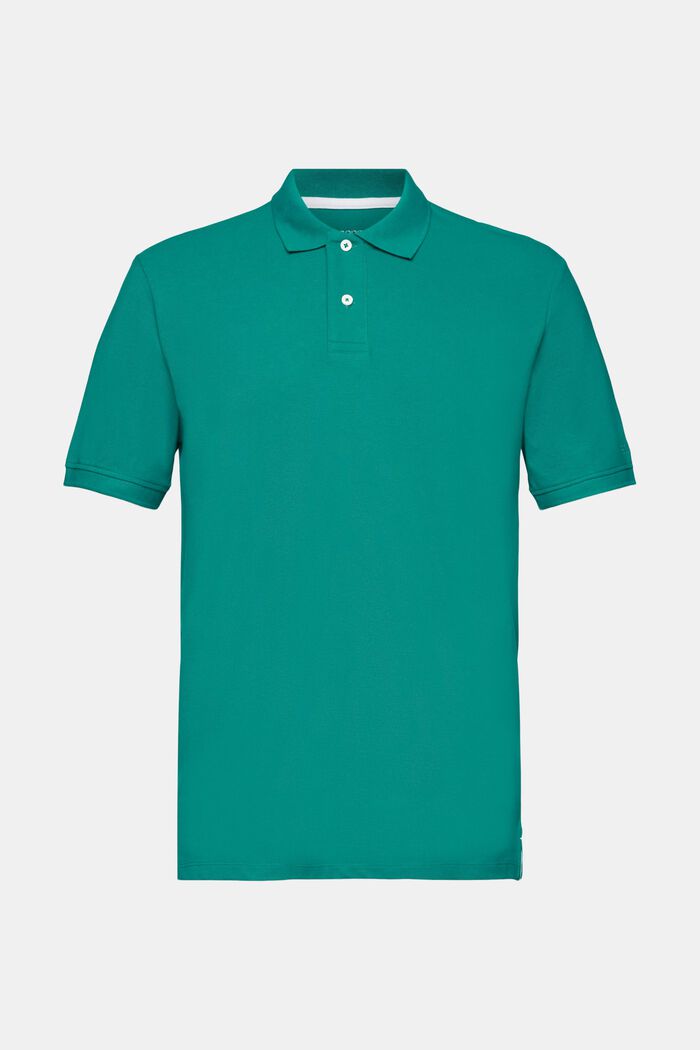 Polo slim fit, EMERALD GREEN, detail image number 7