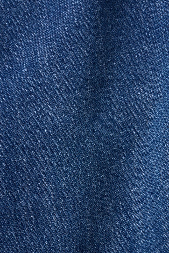Falda midi con cintura asimétrica, BLUE LIGHT WASHED, detail image number 6