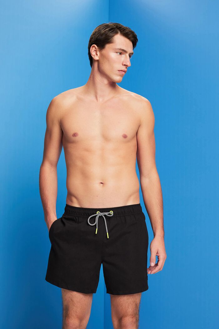 Braguitas de bikini con cintura elástica, BLACK, detail image number 5