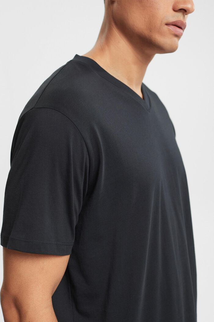 Camiseta de tejido jersey, 100% algodón, BLACK, detail image number 0