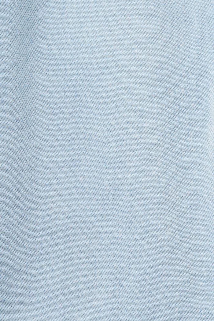 Minifalda vaquera de tiro medio, BLUE BLEACHED, detail image number 6