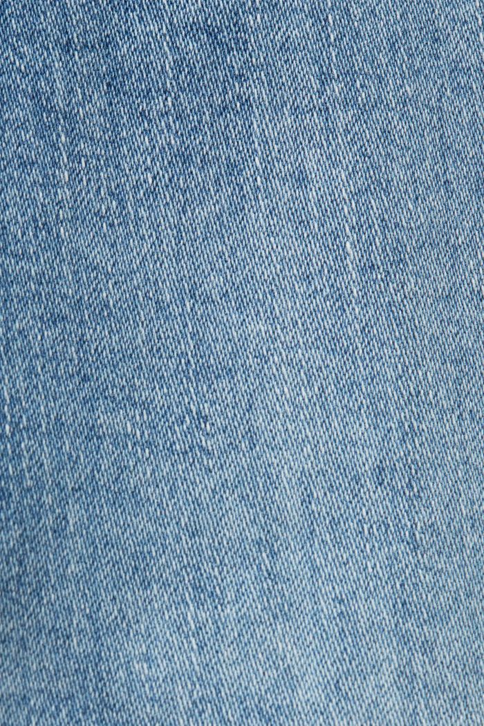Vaqueros pitillo de algodón sostenible, BLUE LIGHT WASHED, detail image number 4