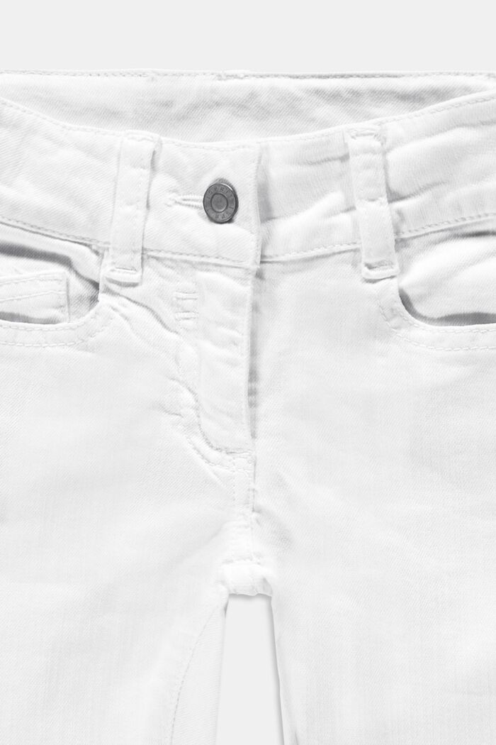 Reciclados: pantalones capri con cintura ajustable, WHITE, detail image number 2